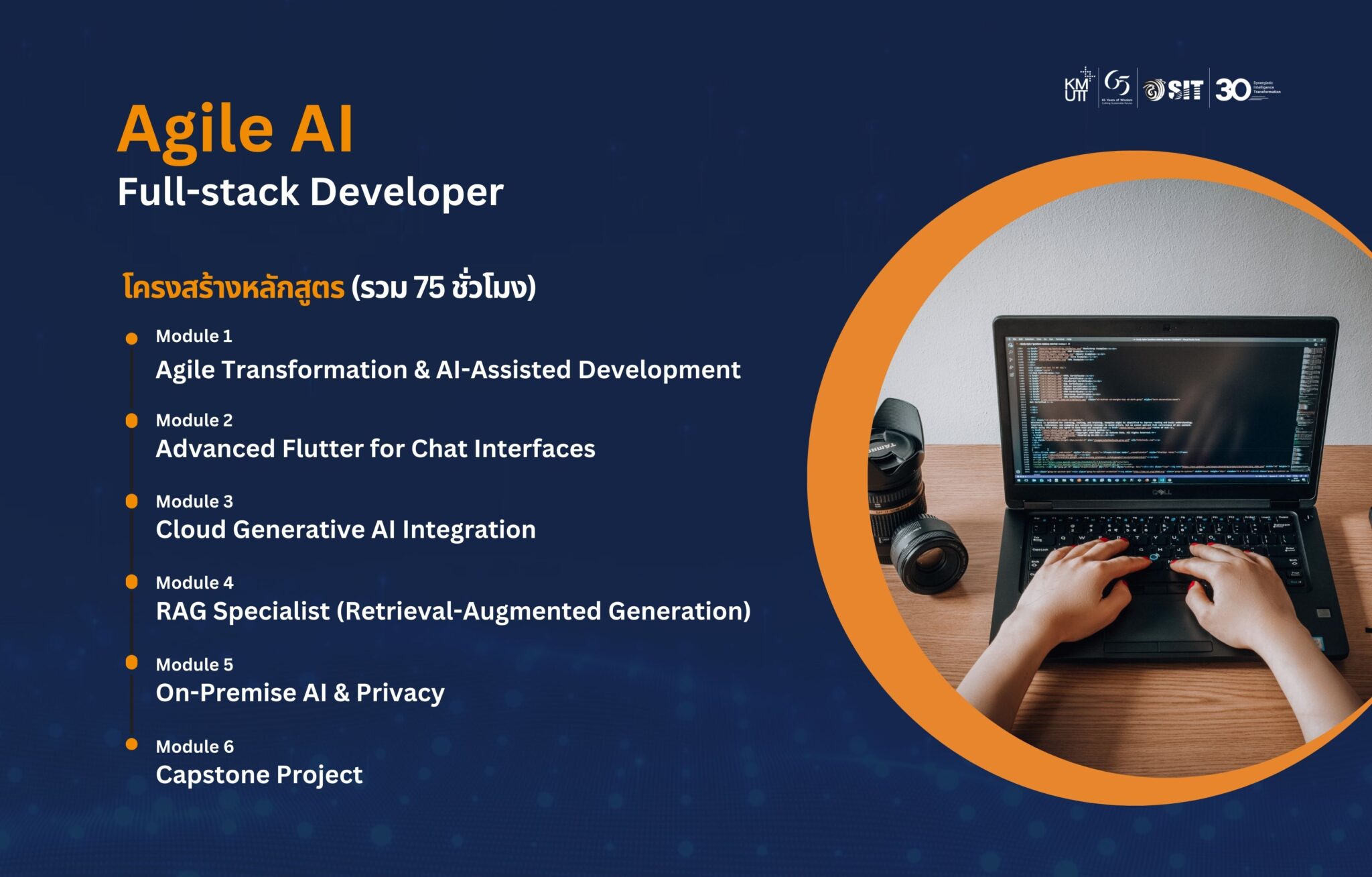 Agile AI Full-stack Developer | หลักสูตรการพัฒนาแอปพลิเคชันอัจฉริยะแบบ ...
